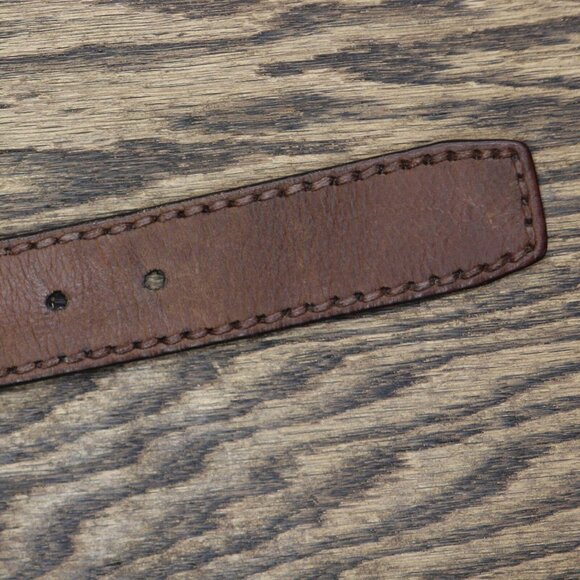 Fossil Mens Genuine Leather Belt 1670f73cfd6425 Brown 30 - Picture 6 of 6